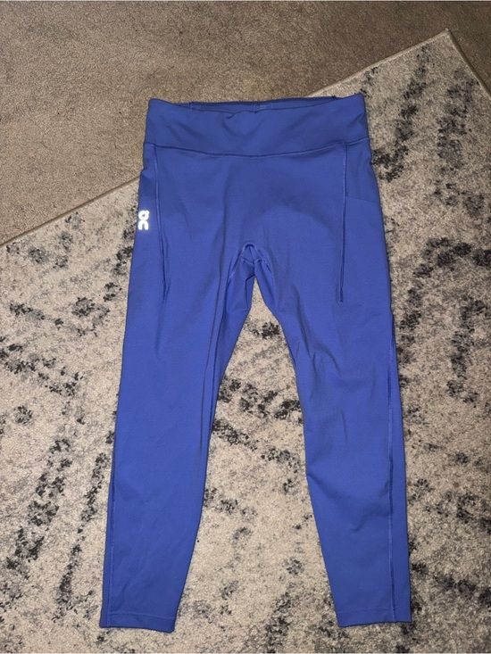 On Running Pants - On Running On Cloud Royal Blue Performance Leggings